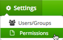 Settings>Permissions